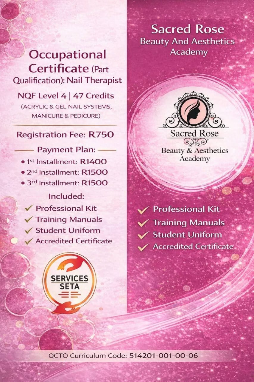 Occupational Certificate: Nail Therapist